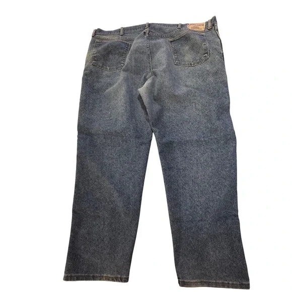 Wrangler Rugged Wear Mens Relaxed Fit Straight Leg Jeans Blue Denim 46x30 - Picture 4 of 5